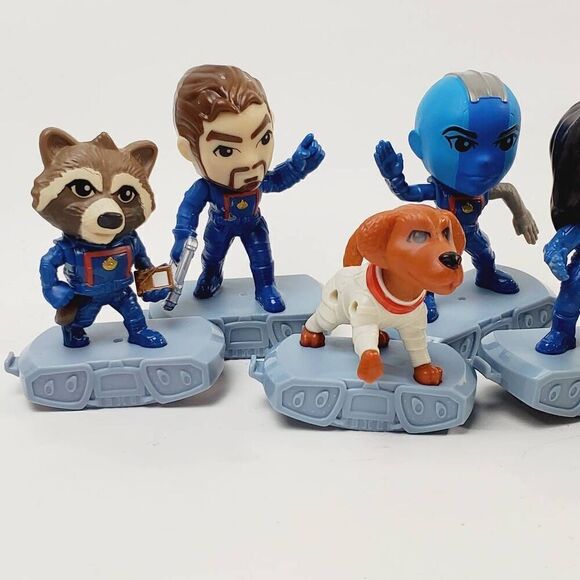 Marvel GUARDIANS of the  GALAXY 2023 McDonalds Happy meal Toy lot - Picture 2 of 4